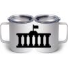 10 oz. White Stainless Steel Coffee Mug Thumbnail