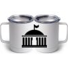 10 oz. White Stainless Steel Coffee Mug Thumbnail