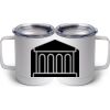 10 oz. White Stainless Steel Coffee Mug Thumbnail