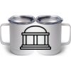 10 oz. White Stainless Steel Coffee Mug Thumbnail