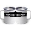 10 oz. White Stainless Steel Coffee Mug Thumbnail