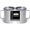 10 oz. White Stainless Steel Coffee Mug Thumbnail