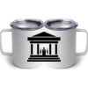 10 oz. White Stainless Steel Coffee Mug Thumbnail