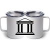 10 oz. White Stainless Steel Coffee Mug Thumbnail