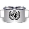 10 oz. White Stainless Steel Coffee Mug Thumbnail
