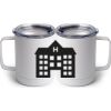 10 oz. White Stainless Steel Coffee Mug Thumbnail