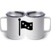 10 oz. White Stainless Steel Coffee Mug Thumbnail