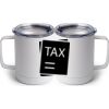 10 oz. White Stainless Steel Coffee Mug Thumbnail