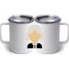 10 oz. White Stainless Steel Coffee Mug Thumbnail