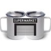 10 oz. White Stainless Steel Coffee Mug Thumbnail