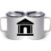 10 oz. White Stainless Steel Coffee Mug Thumbnail