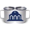 10 oz. White Stainless Steel Coffee Mug Thumbnail