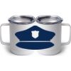 10 oz. White Stainless Steel Coffee Mug Thumbnail