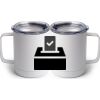 10 oz. White Stainless Steel Coffee Mug Thumbnail