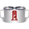10 oz. White Stainless Steel Coffee Mug Thumbnail