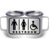 10 oz. White Stainless Steel Coffee Mug Thumbnail