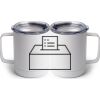 10 oz. White Stainless Steel Coffee Mug Thumbnail