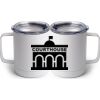 10 oz. White Stainless Steel Coffee Mug Thumbnail