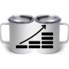 10 oz. White Stainless Steel Coffee Mug Thumbnail