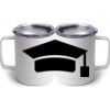 10 oz. White Stainless Steel Coffee Mug Thumbnail