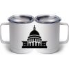 10 oz. White Stainless Steel Coffee Mug Thumbnail