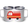 10 oz. White Stainless Steel Coffee Mug Thumbnail