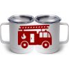 10 oz. White Stainless Steel Coffee Mug Thumbnail