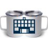 10 oz. White Stainless Steel Coffee Mug Thumbnail