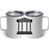 10 oz. White Stainless Steel Coffee Mug Thumbnail