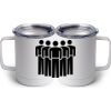 10 oz. White Stainless Steel Coffee Mug Thumbnail