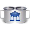 10 oz. White Stainless Steel Coffee Mug Thumbnail