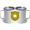 10 oz. White Stainless Steel Coffee Mug Thumbnail