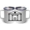 10 oz. White Stainless Steel Coffee Mug Thumbnail