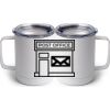 10 oz. White Stainless Steel Coffee Mug Thumbnail