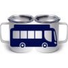10 oz. White Stainless Steel Coffee Mug Thumbnail
