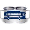10 oz. White Stainless Steel Coffee Mug Thumbnail